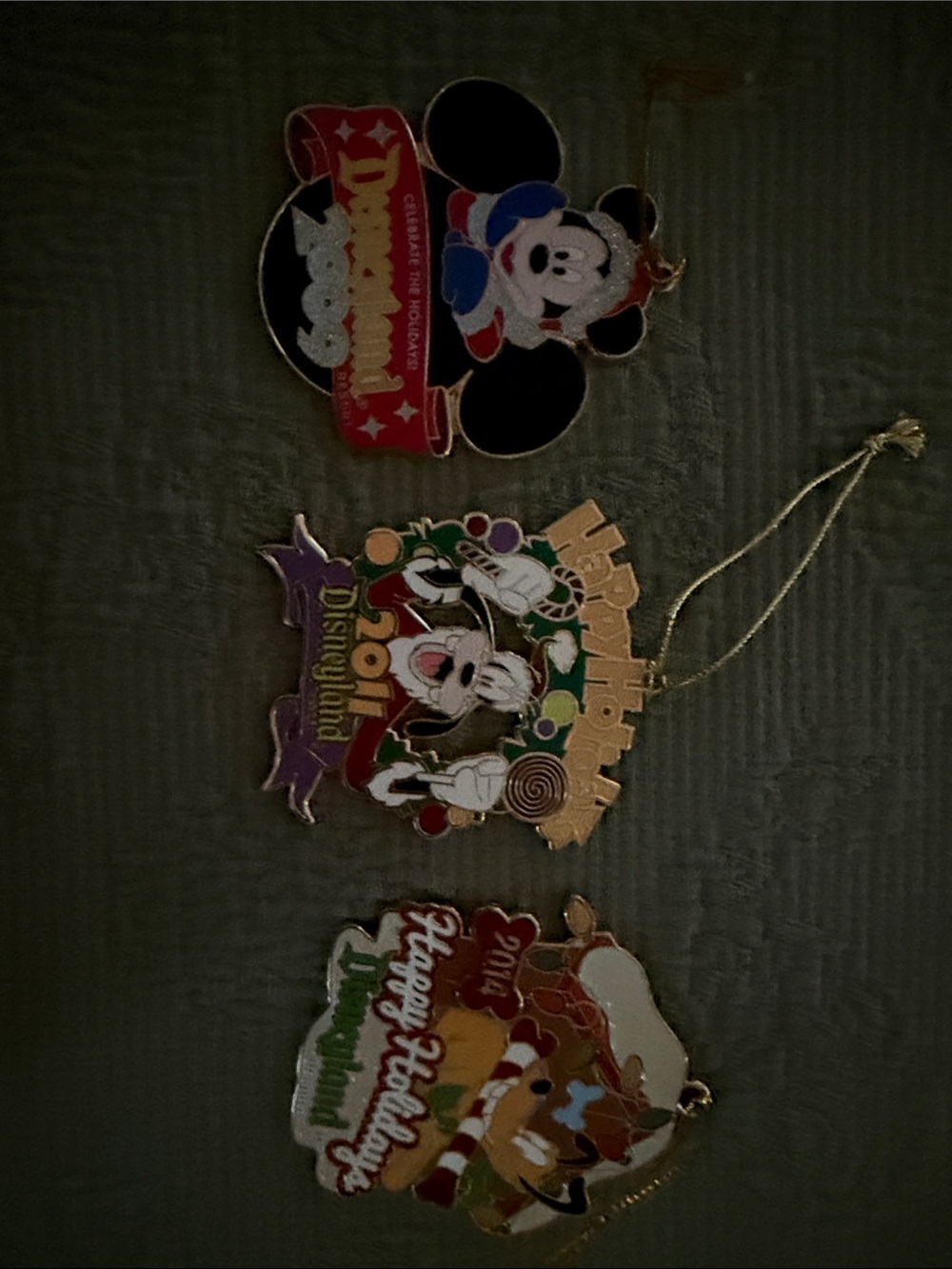 Disney Holiday Mickey & Friends Wall Ornaments - Multicolor